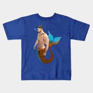 Handsome Merman Kids T-Shirt